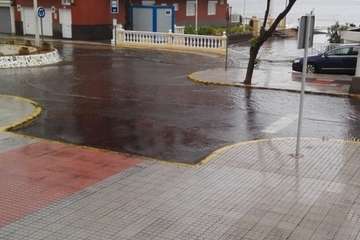 La tormenta deja en Telde hasta 17 litros por metro cuadrado (Foto Jesús Ruiz Mesa y TA)